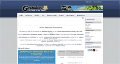 Desktop Screenshot of granade.eu